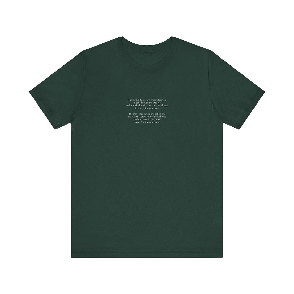 Maroon T-shirt