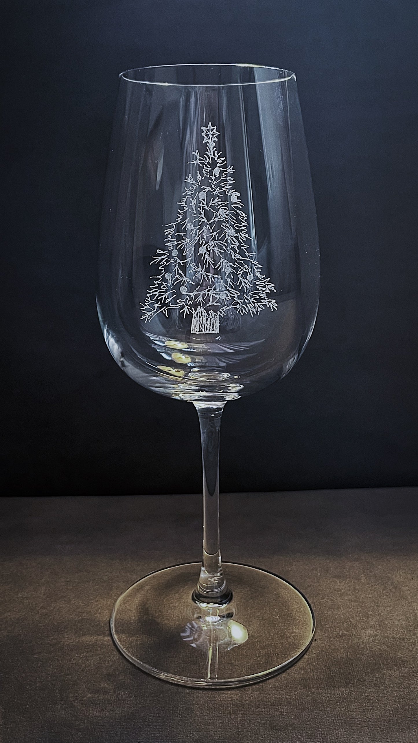 Christmas Tree Glass