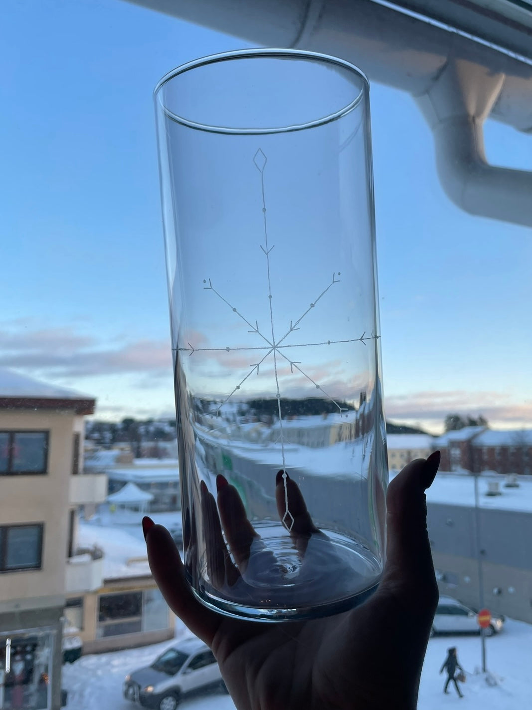 Snöflinga Candle Lantern/Vase